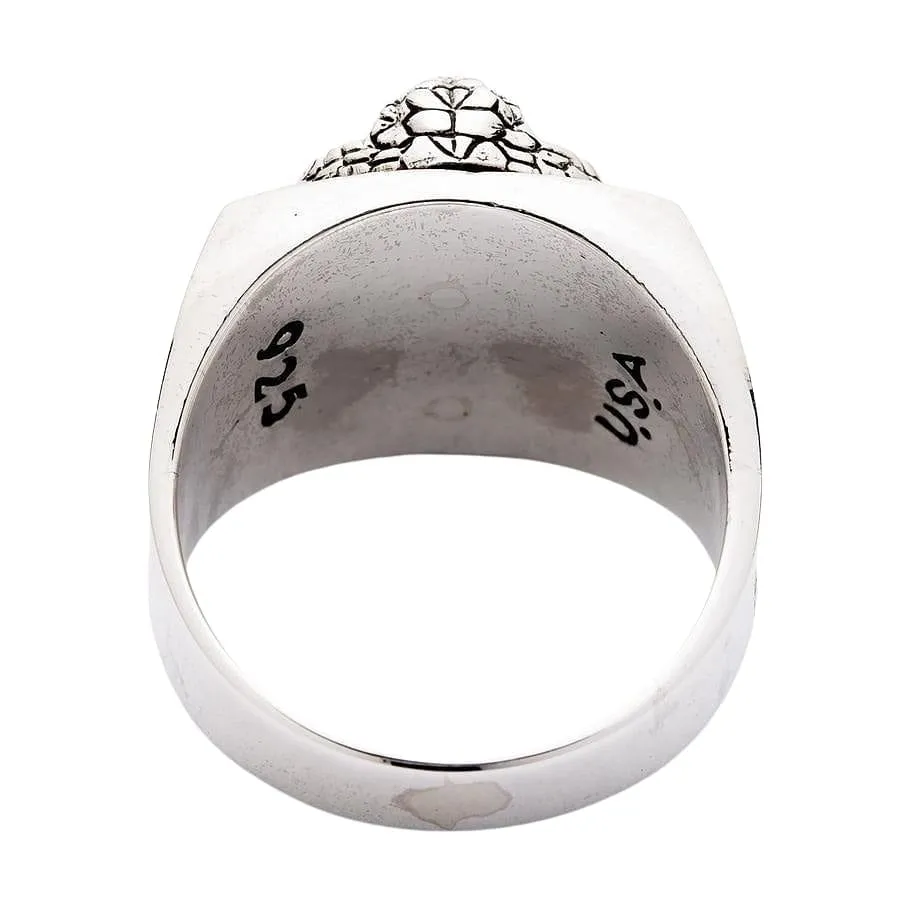 Cobra Skull US Army Sniper Sterling Silver Ring