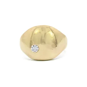 Cocoon Ring | Gold   Diamond