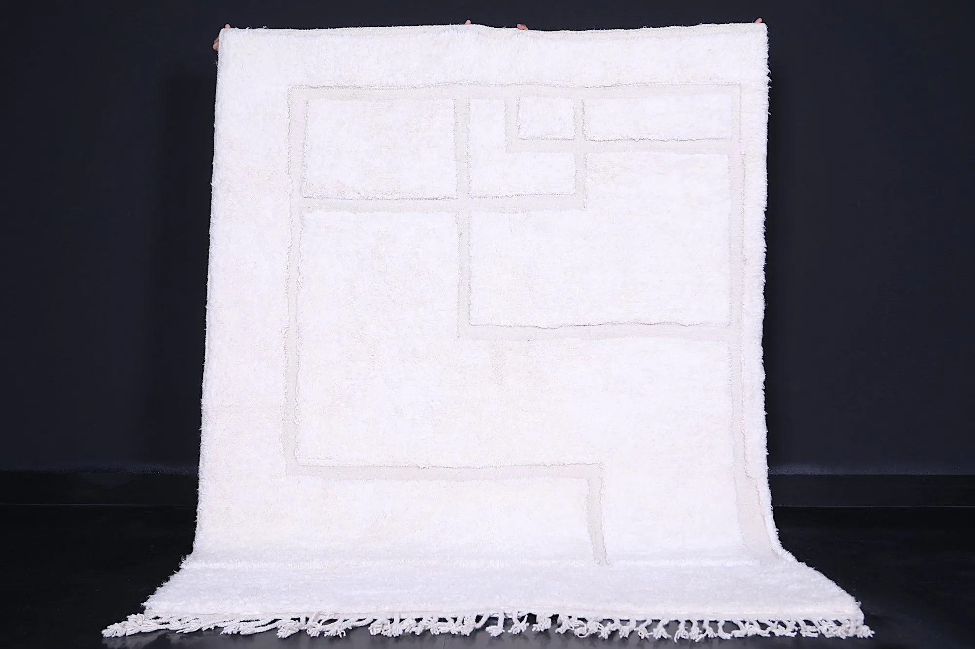 Contemporary rug - White Moroccan rug - Berber rug