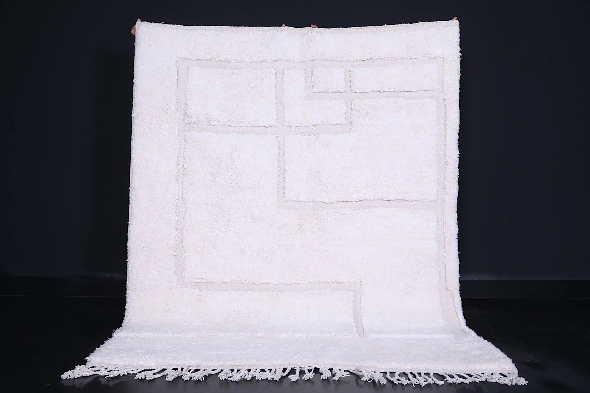 Contemporary rug - White Moroccan rug - Berber rug