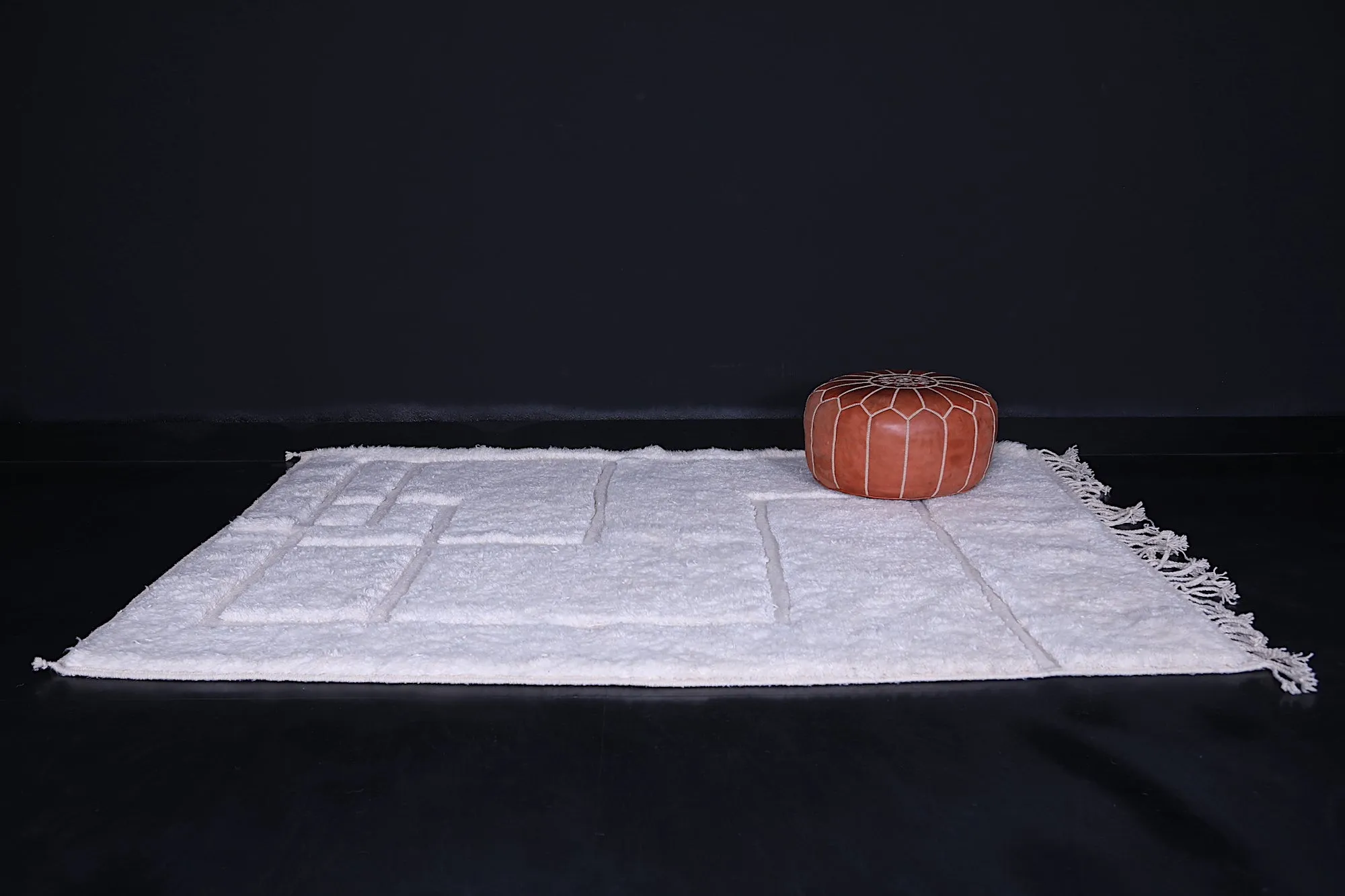 Contemporary rug - White Moroccan rug - Berber rug