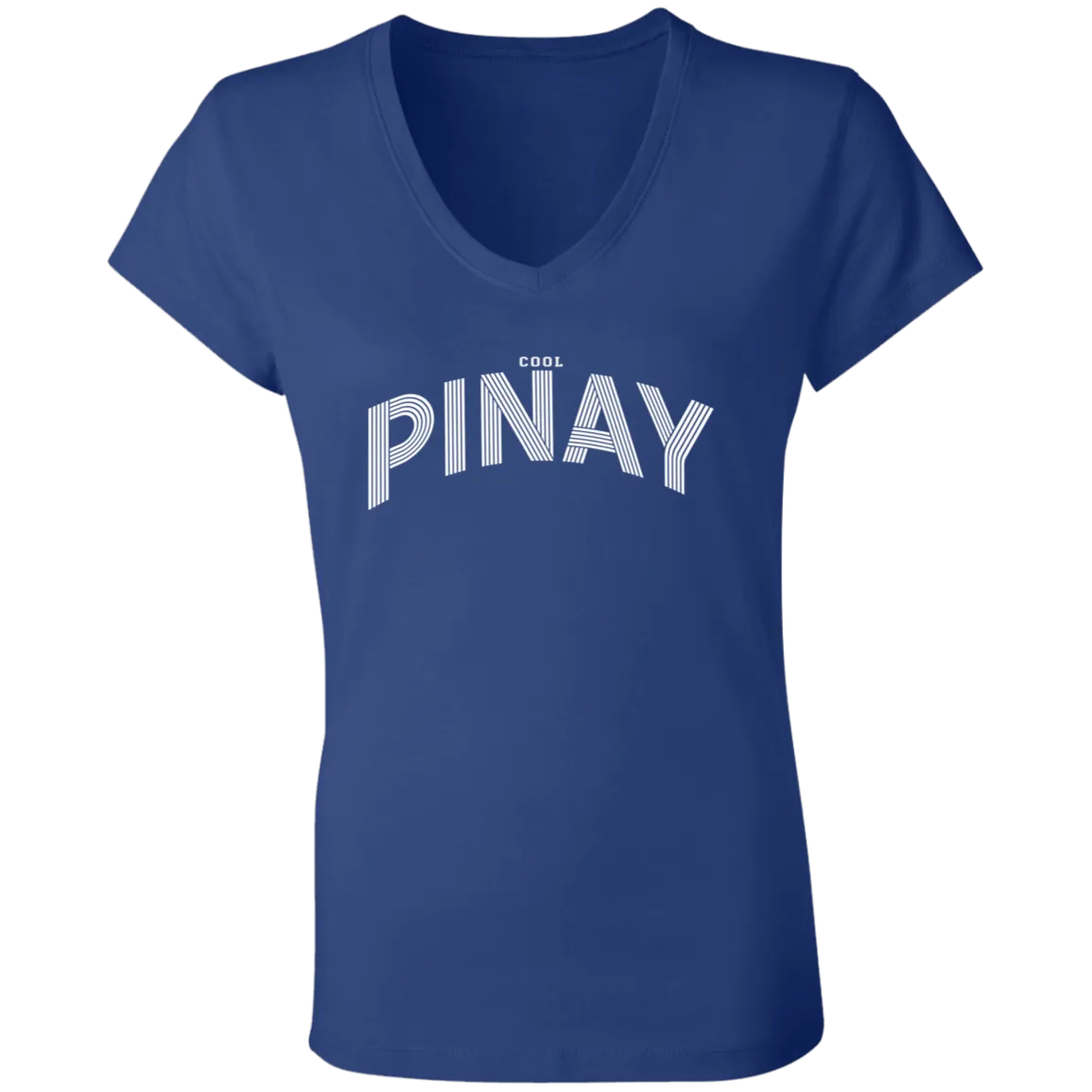 Cool Pinay Ridge Five Ladies' Jersey V-Neck T-Shirt