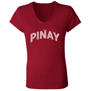 Cool Pinay Ridge Five Ladies' Jersey V-Neck T-Shirt