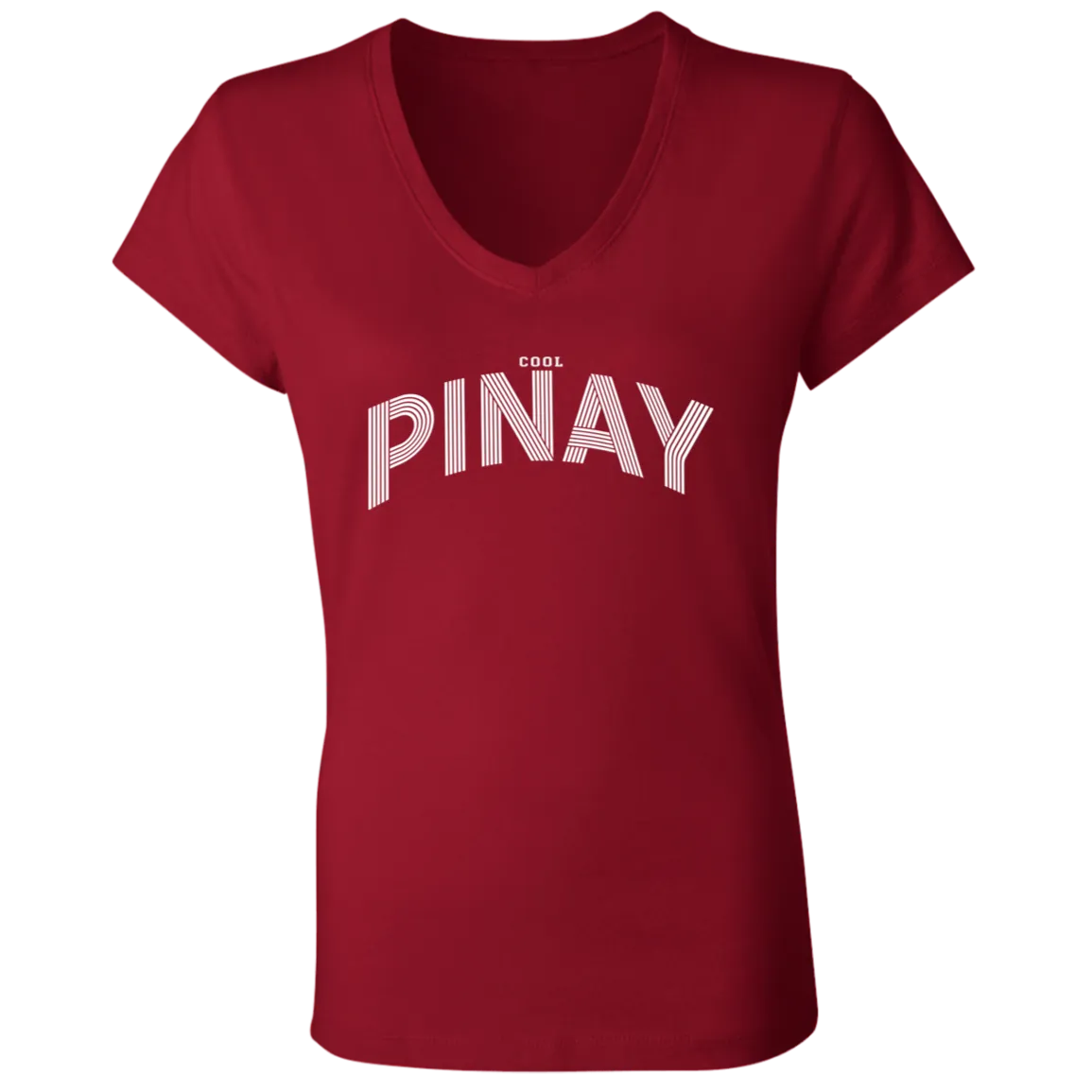 Cool Pinay Ridge Five Ladies' Jersey V-Neck T-Shirt