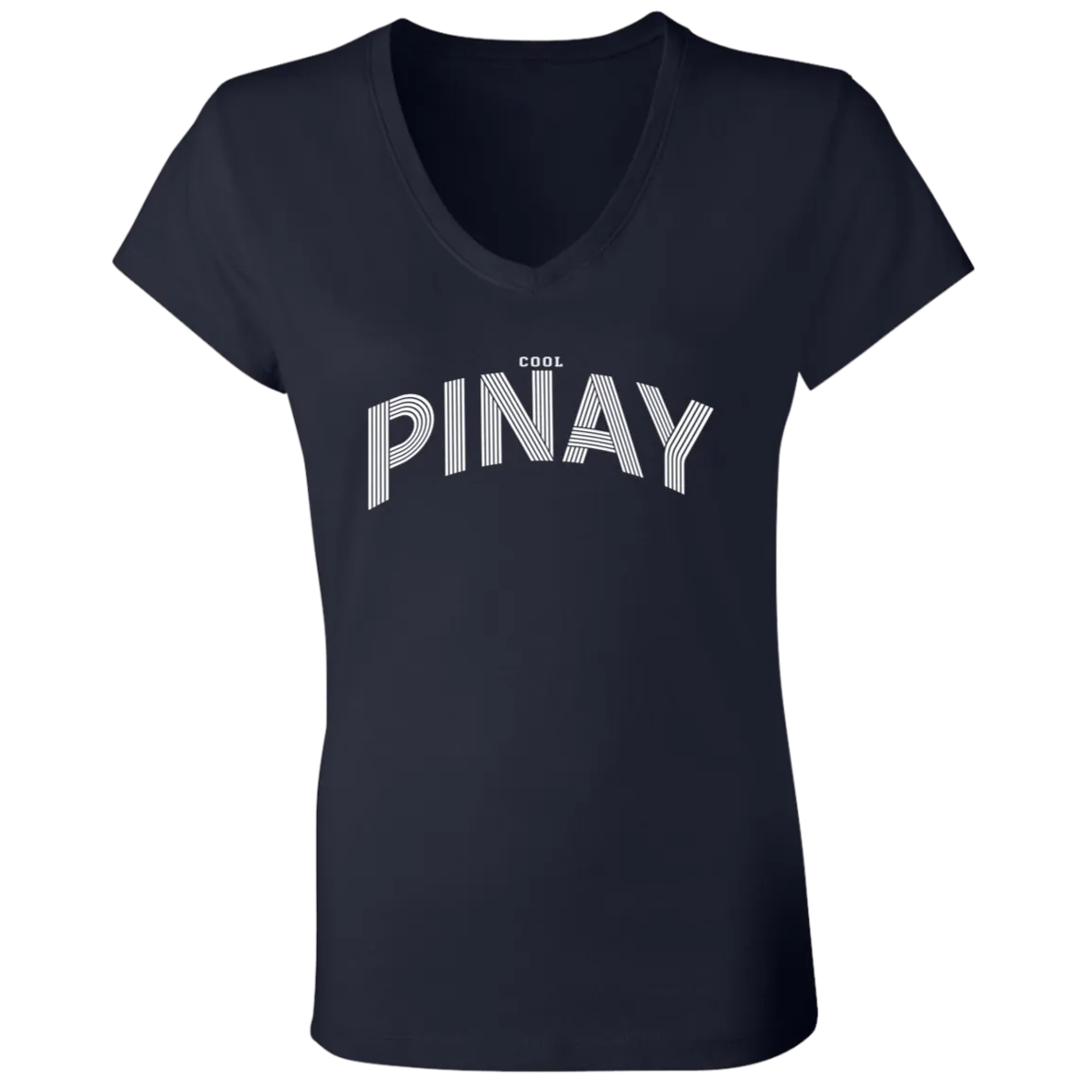 Cool Pinay Ridge Five Ladies' Jersey V-Neck T-Shirt