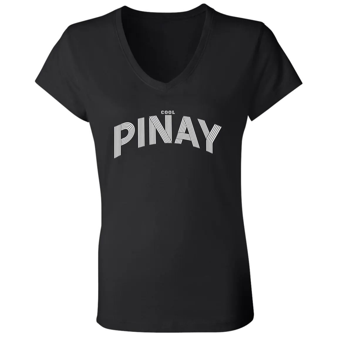 Cool Pinay Ridge Five Ladies' Jersey V-Neck T-Shirt