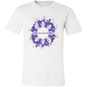 CoolPinoy Ube Splash Unisex Jersey T-Shirt