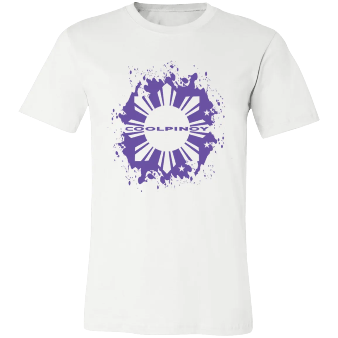 CoolPinoy Ube Splash Unisex Jersey T-Shirt