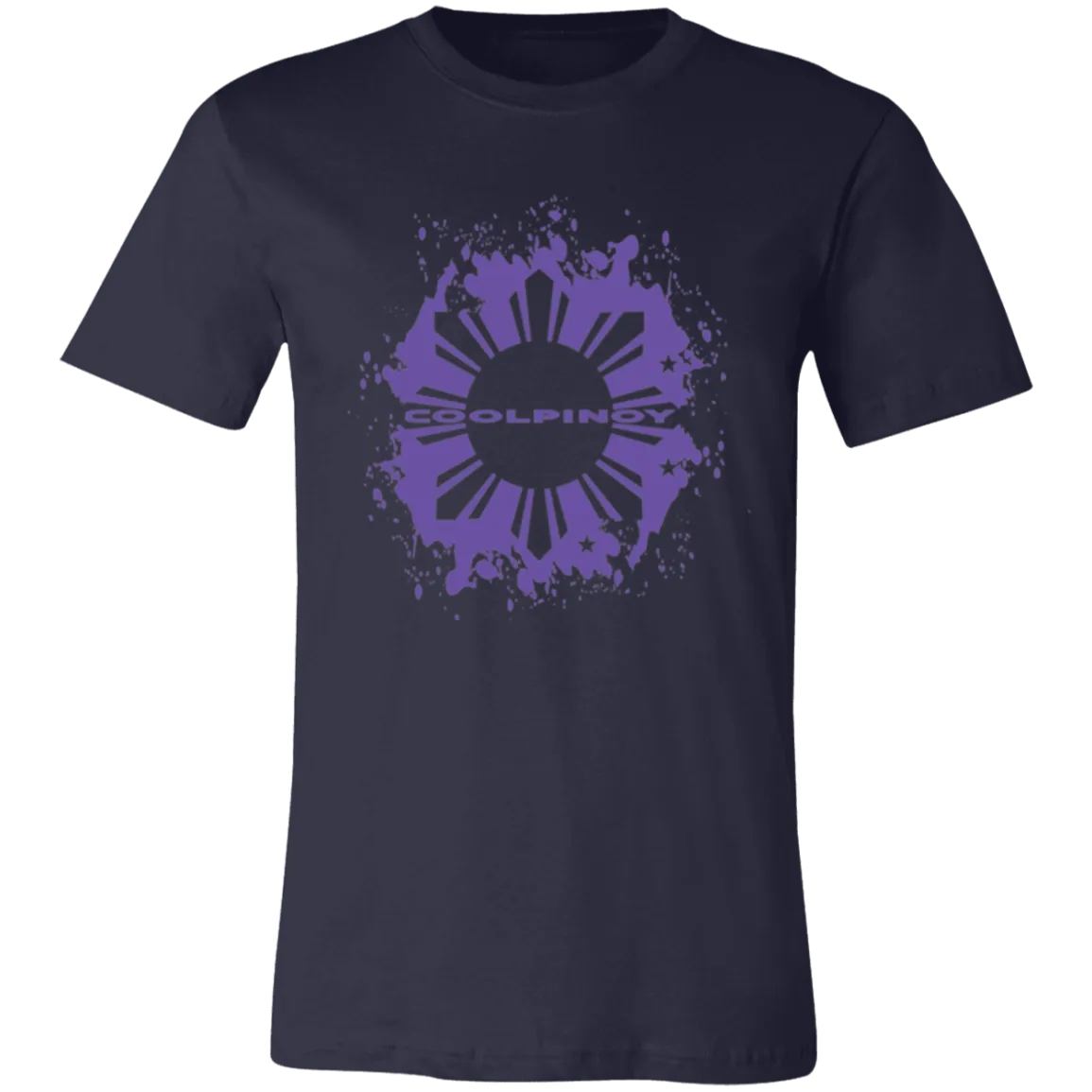 CoolPinoy Ube Splash Unisex Jersey T-Shirt