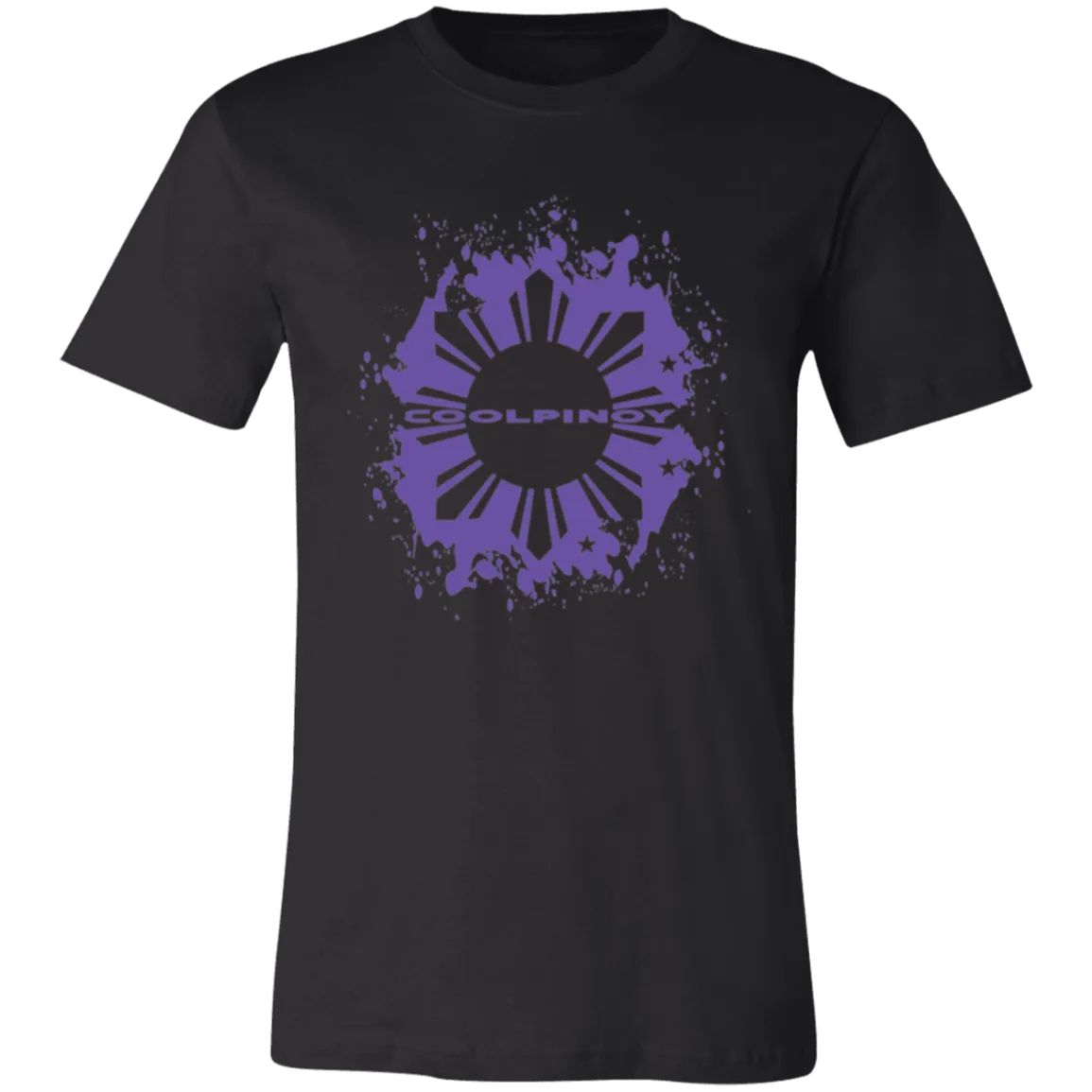 CoolPinoy Ube Splash Unisex Jersey T-Shirt