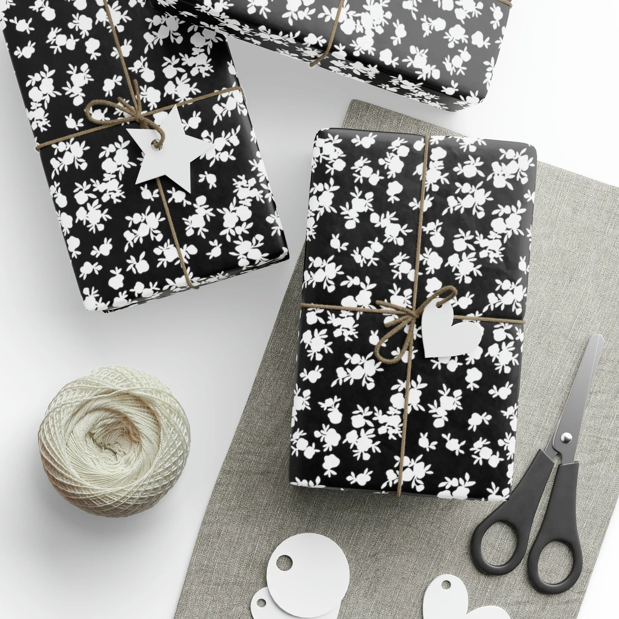 Country Floral Wrapping Paper
