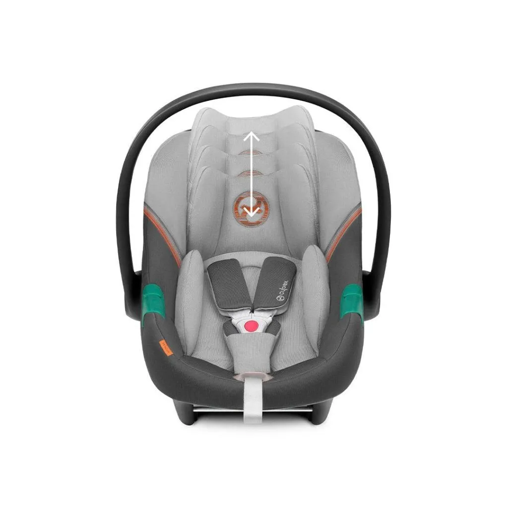 CYBEX ATON S2 I-SIZE Car Seat - Lava Grey