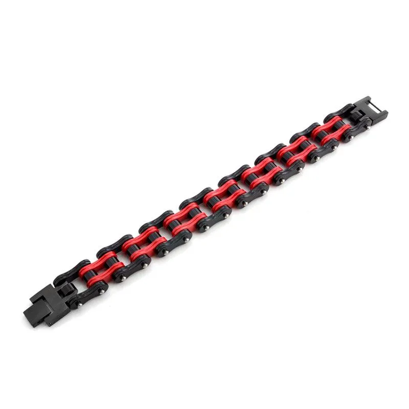Cycolinks Ducati Red Bike Chain Bracelet