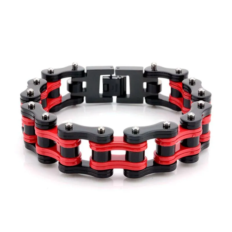 Cycolinks Ducati Red Bike Chain Bracelet
