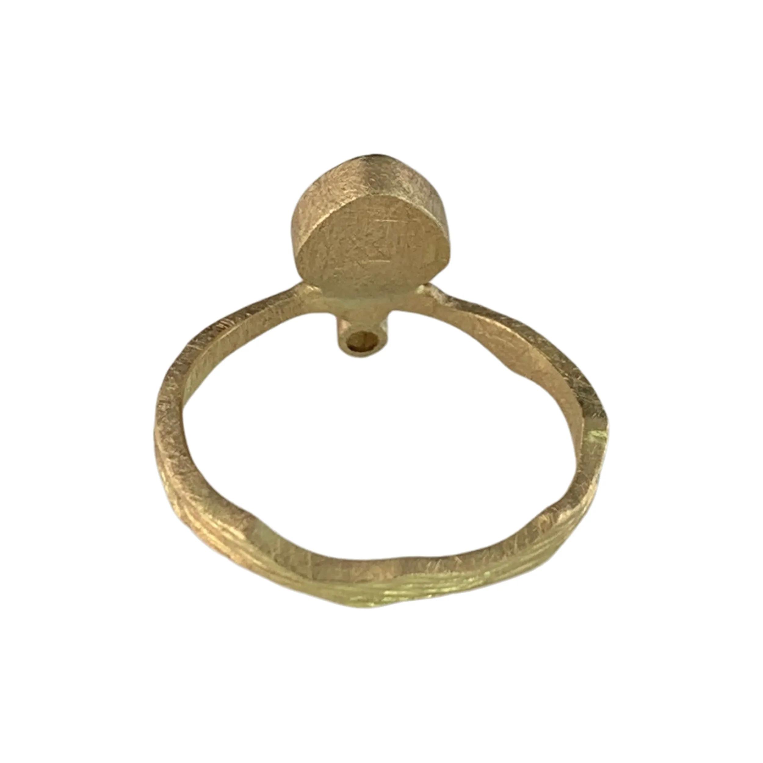 Cypress Solitaire and Rose Cut Pear Diamond