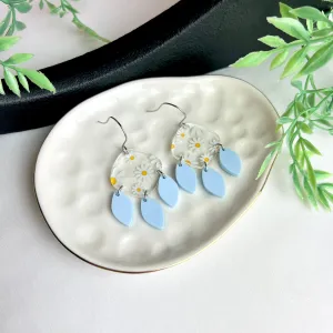 Daisies and Blue Skies Diamond Earrings