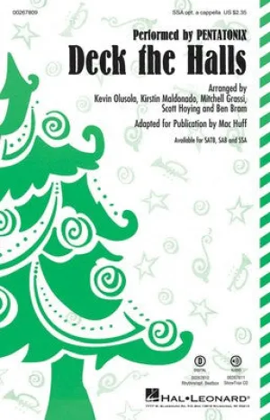 DECK THE HALLS SSA OPT A CAPPELLA