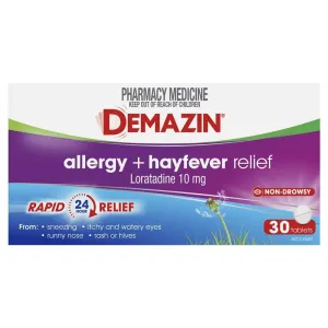 Demazin Allergy   Hayfever Relief 30 Tablets