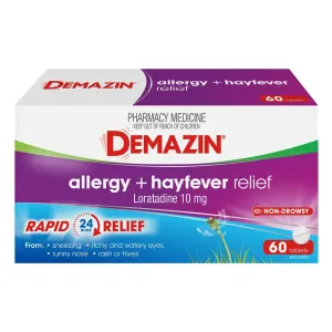 Demazin Allergy   Hayfever Relief 60 Tablets