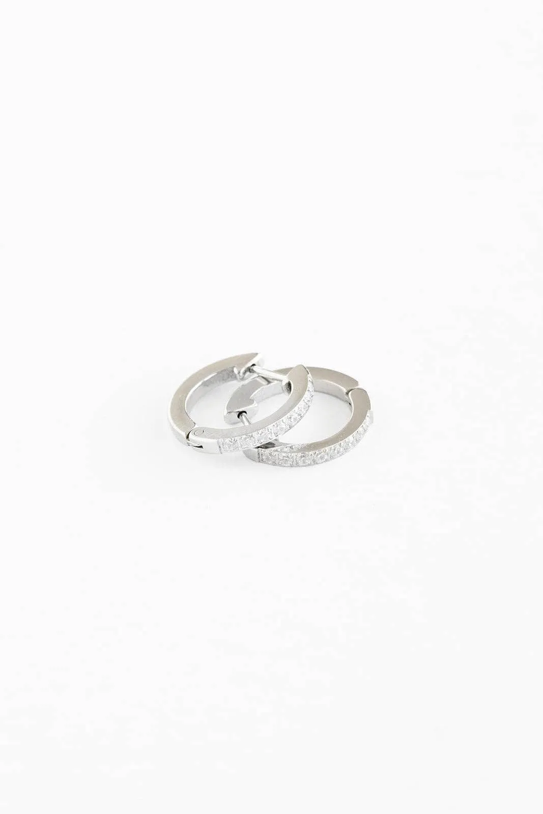 Diamond Hoop: Gold pip pop