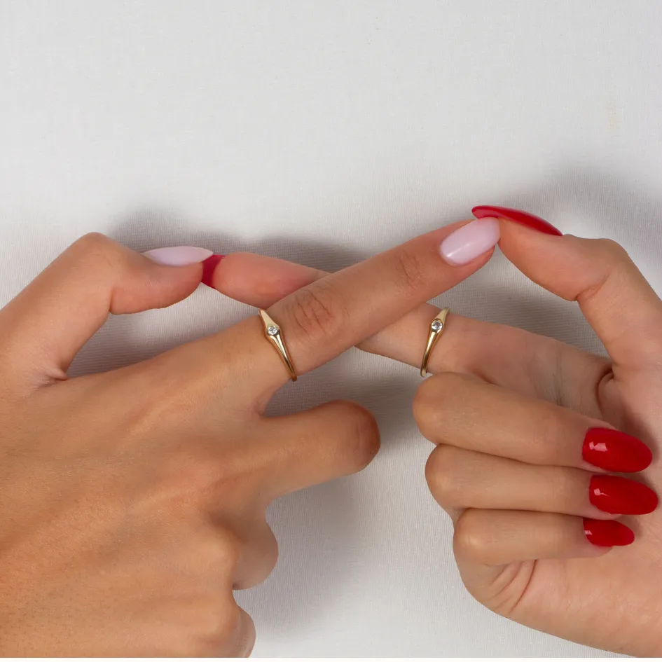 Dome Duo | Yellow Gold