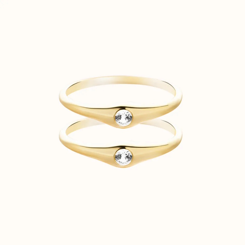 Dome Duo | Yellow Gold