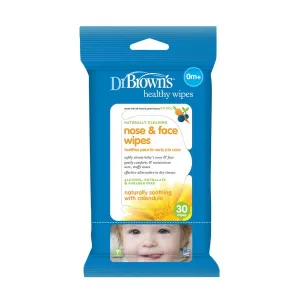 Dr. Brown's Nose & Face Wipes (30 Count)