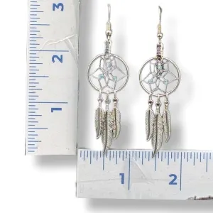Earrings Dreamcatcher Birthstone March