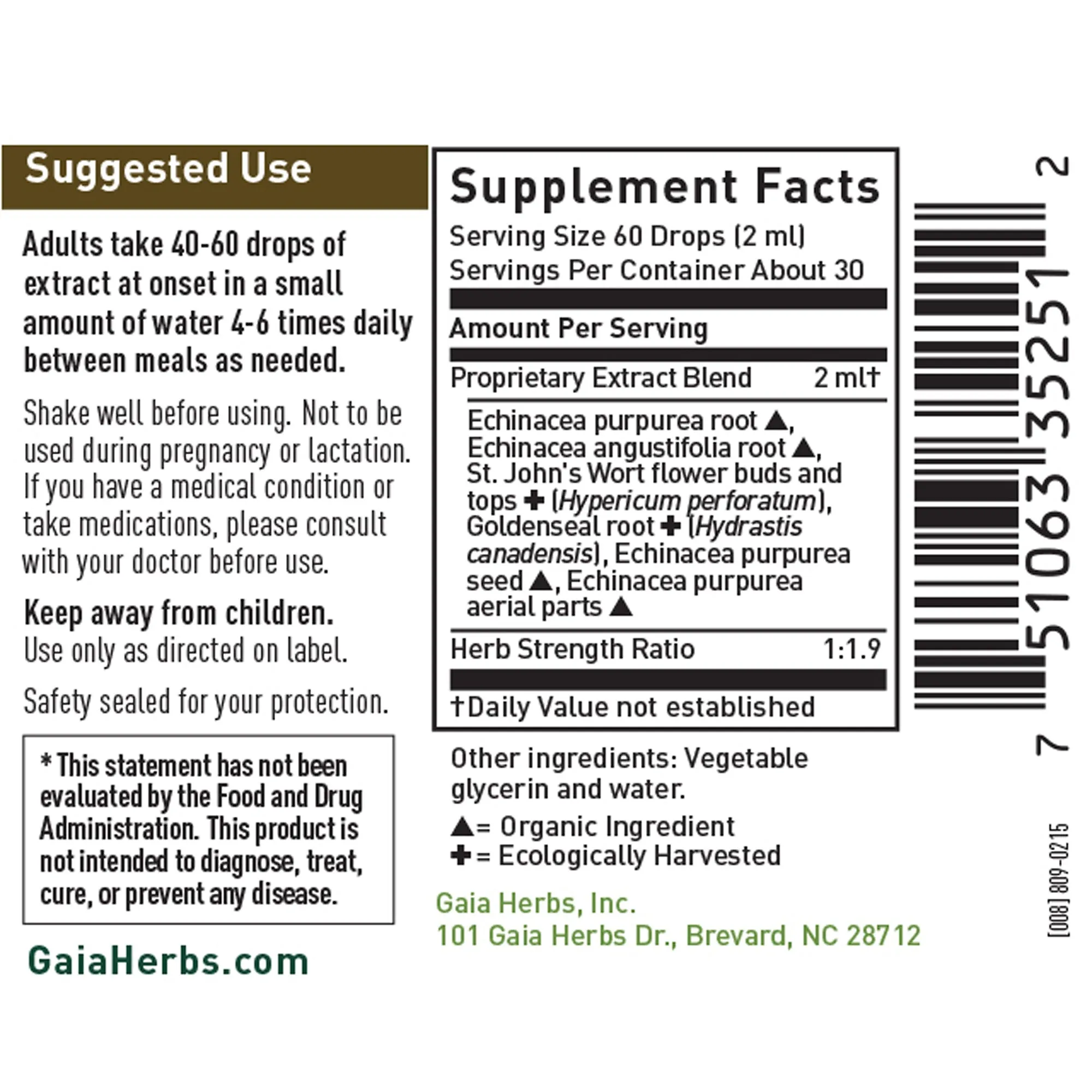 Echinacea/Golden SUP A/F