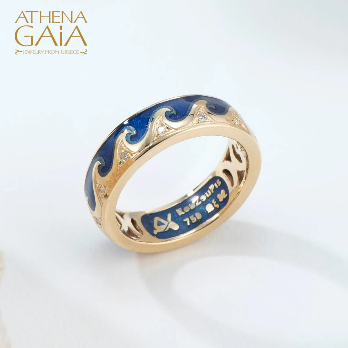 Eternal Argonaut Enamel Band Ring