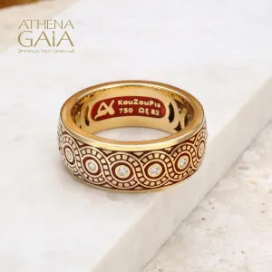 Eternal Braid Enamel Band Ring