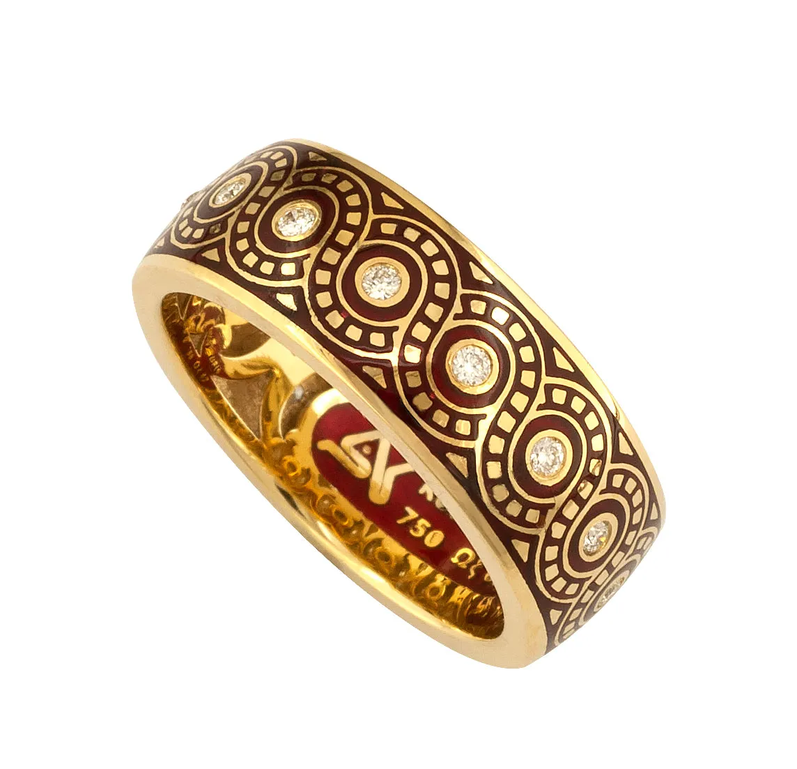 Eternal Braid Enamel Band Ring