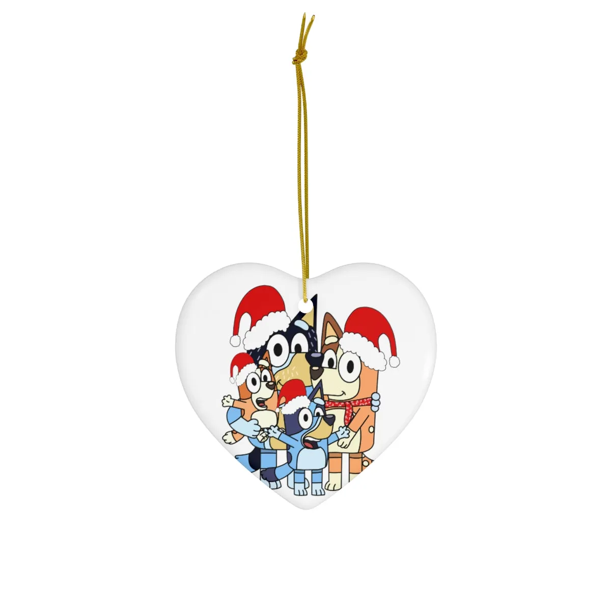Family Dog Ceramic Ornament, 4 Shapes