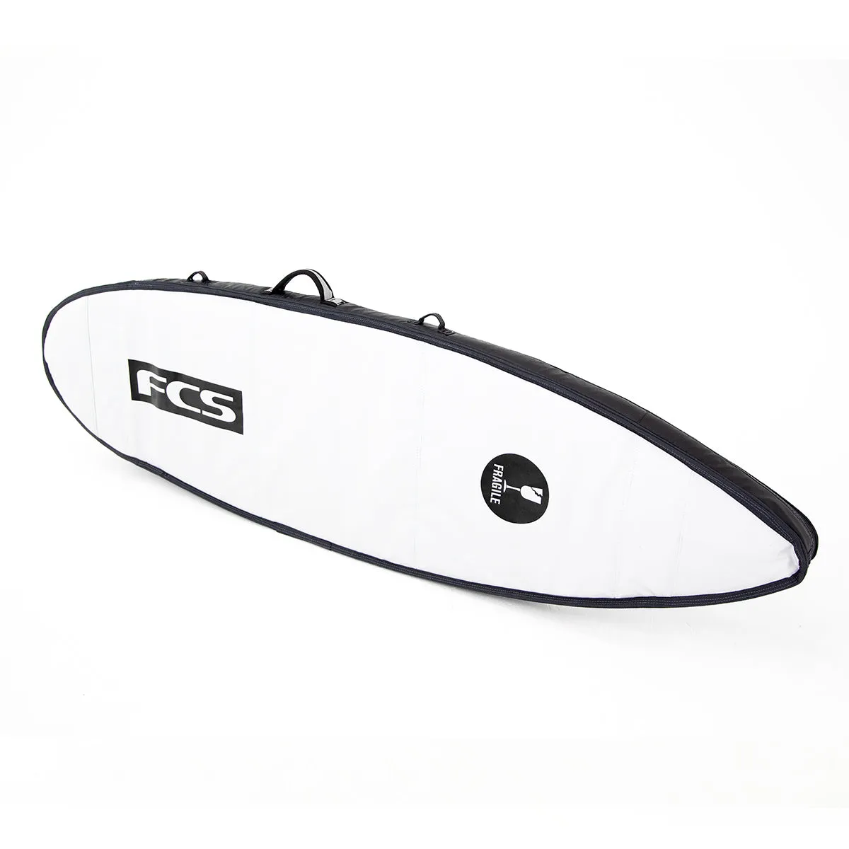 FCS - 6'7" Travel 2 Funboard Board Cover - Black/Grey