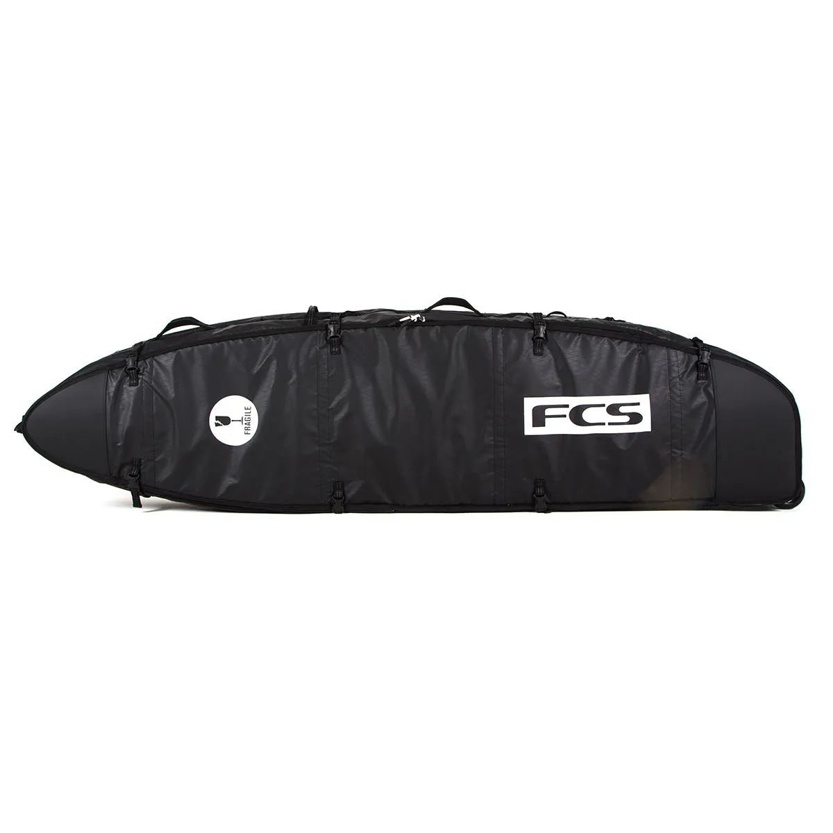 FCS - 7'0 Travel 3 Wheelie Funboard Cover - Black/Grey