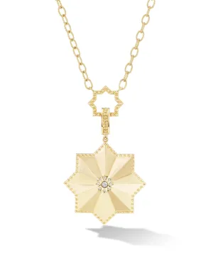 Fez Gold Pendant Necklace