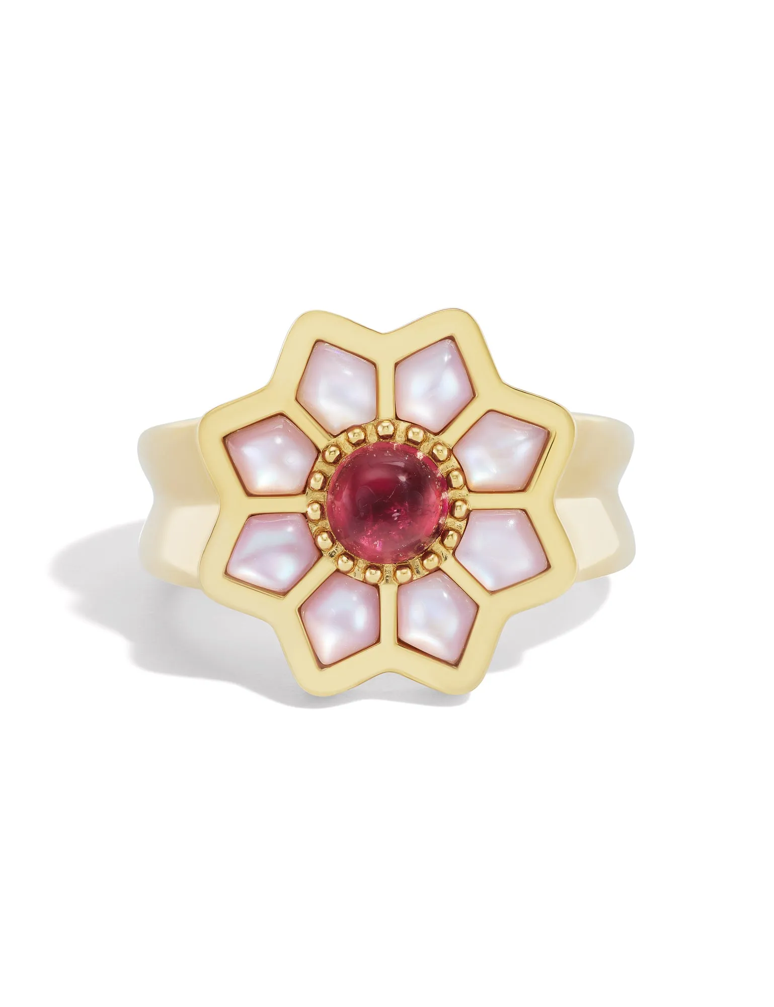 Fez Inlay Signet Ring