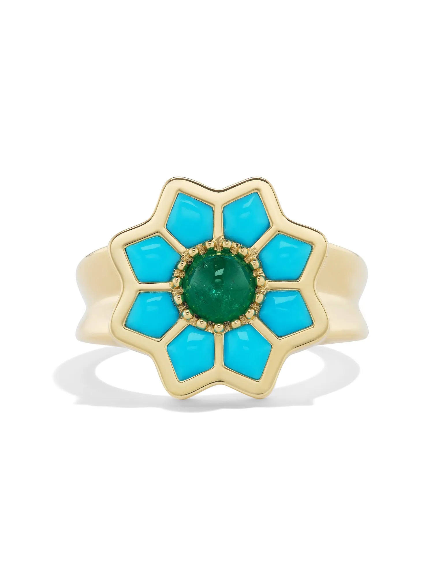 Fez Inlay Signet Ring