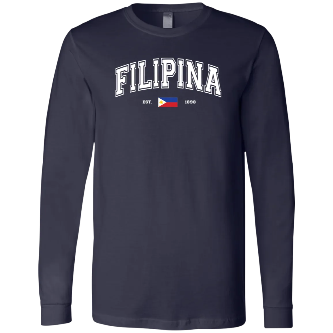 Filipina Est 1898 Unisex Jersey Long Sleeve T-Shirt
