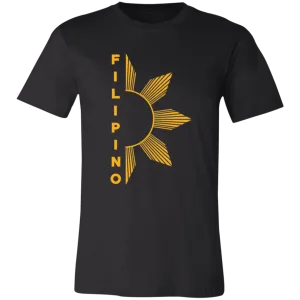 Filipino Half Sun Unisex Jersey T-Shirt