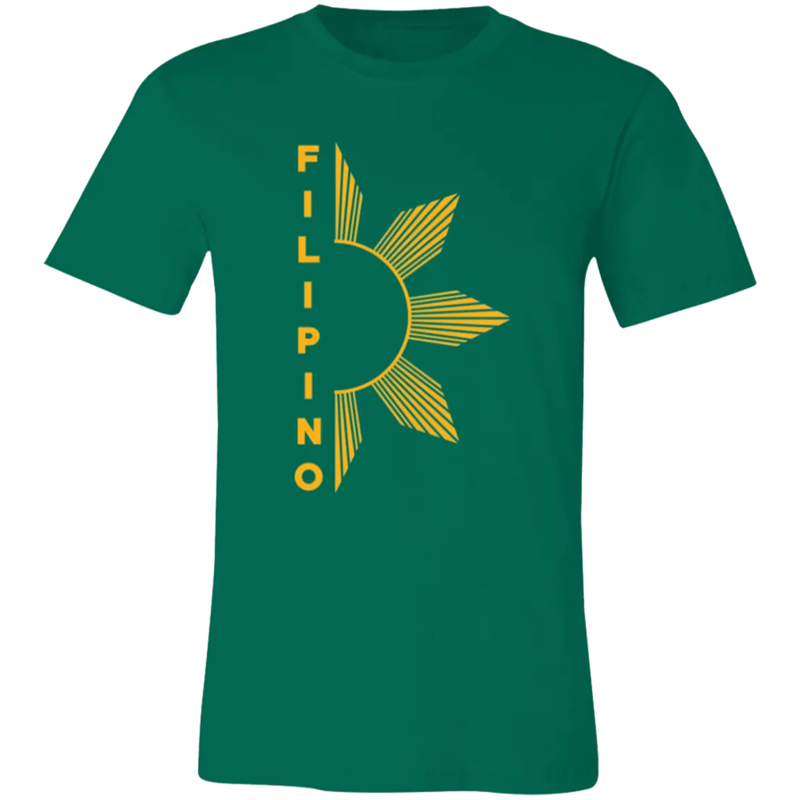 Filipino Half Sun Unisex Jersey T-Shirt