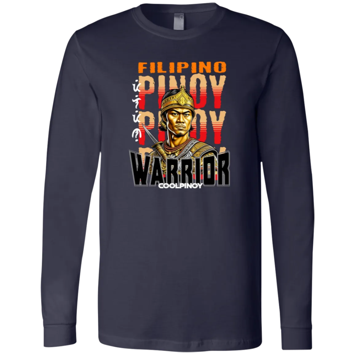 Filipino Warrior King Unisex Jersey Long Sleeve T-Shirt