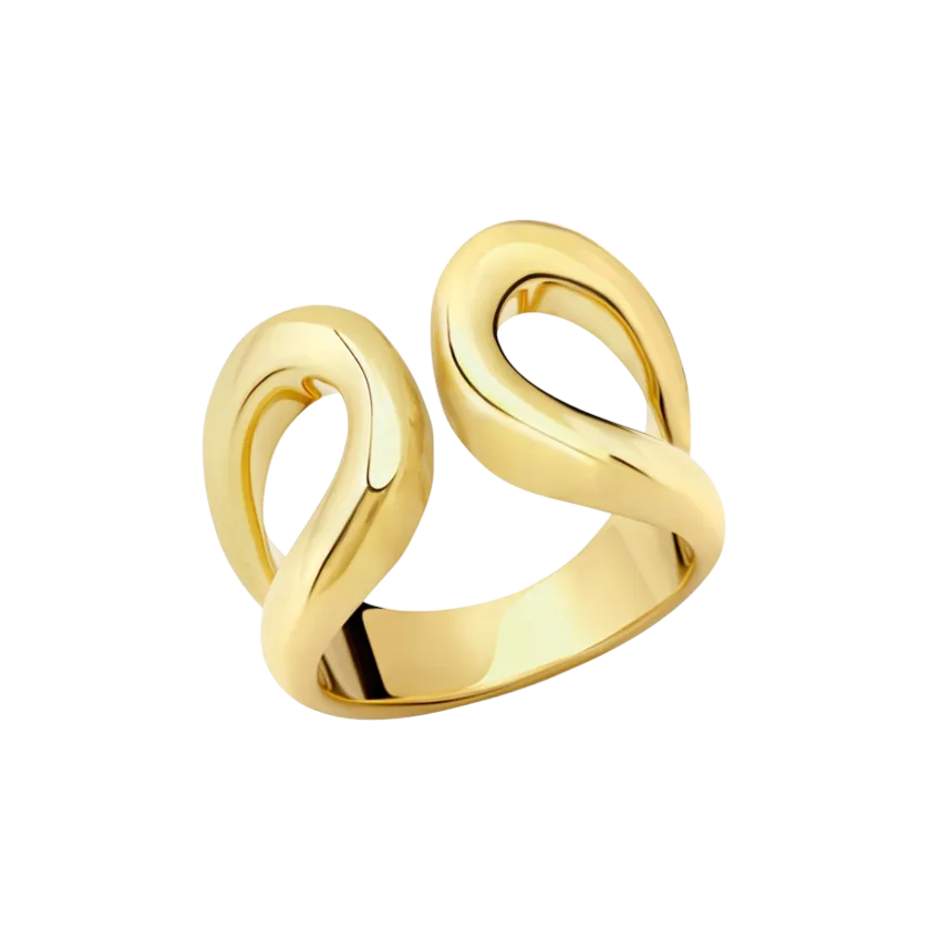 Fine Double Beam Ring