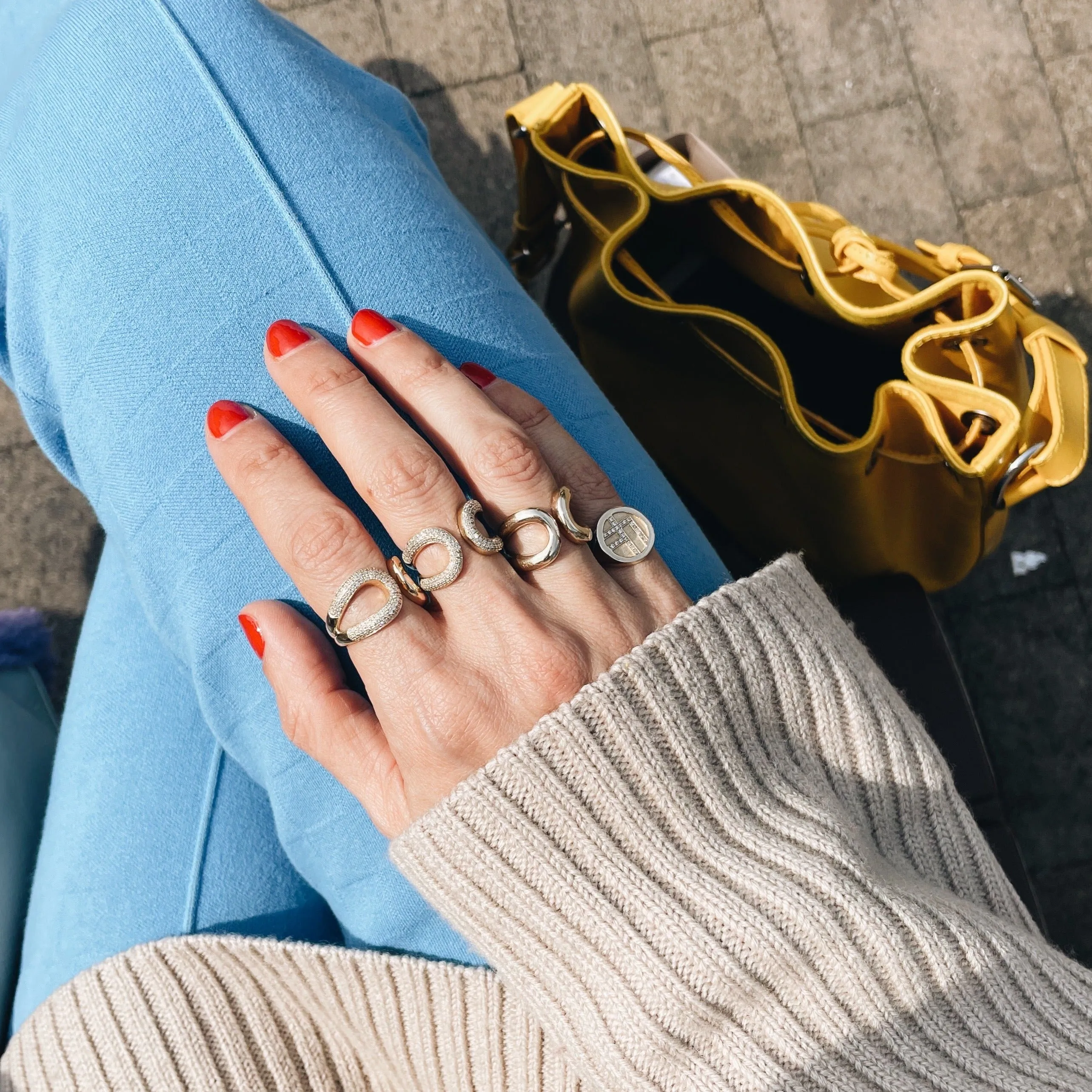 Fine Double Beam Ring