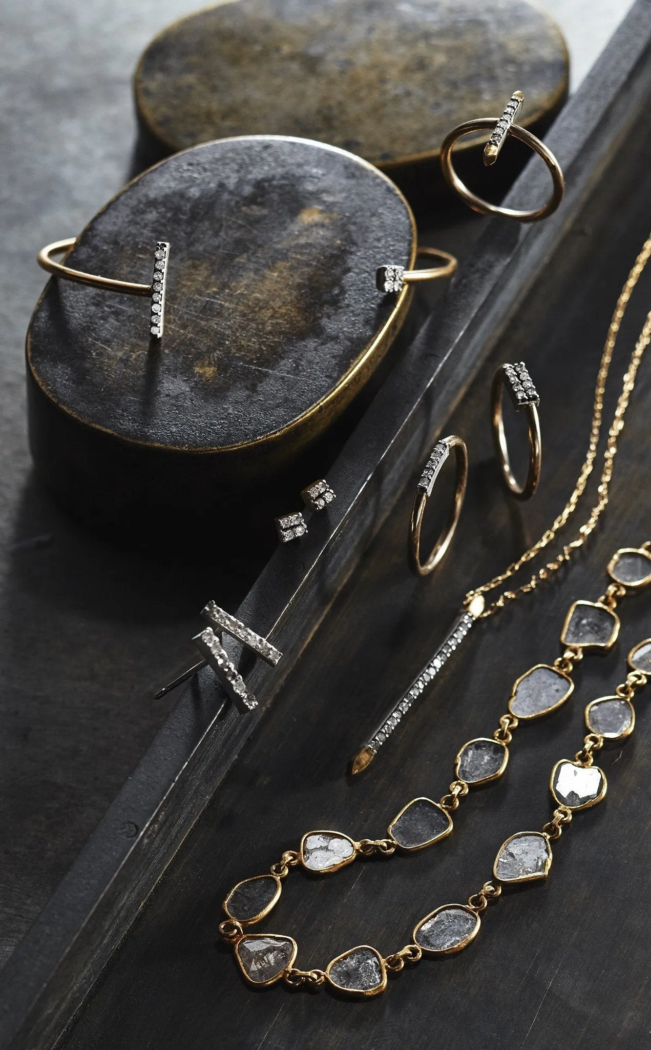 Five Stone Diamond Pavé Band