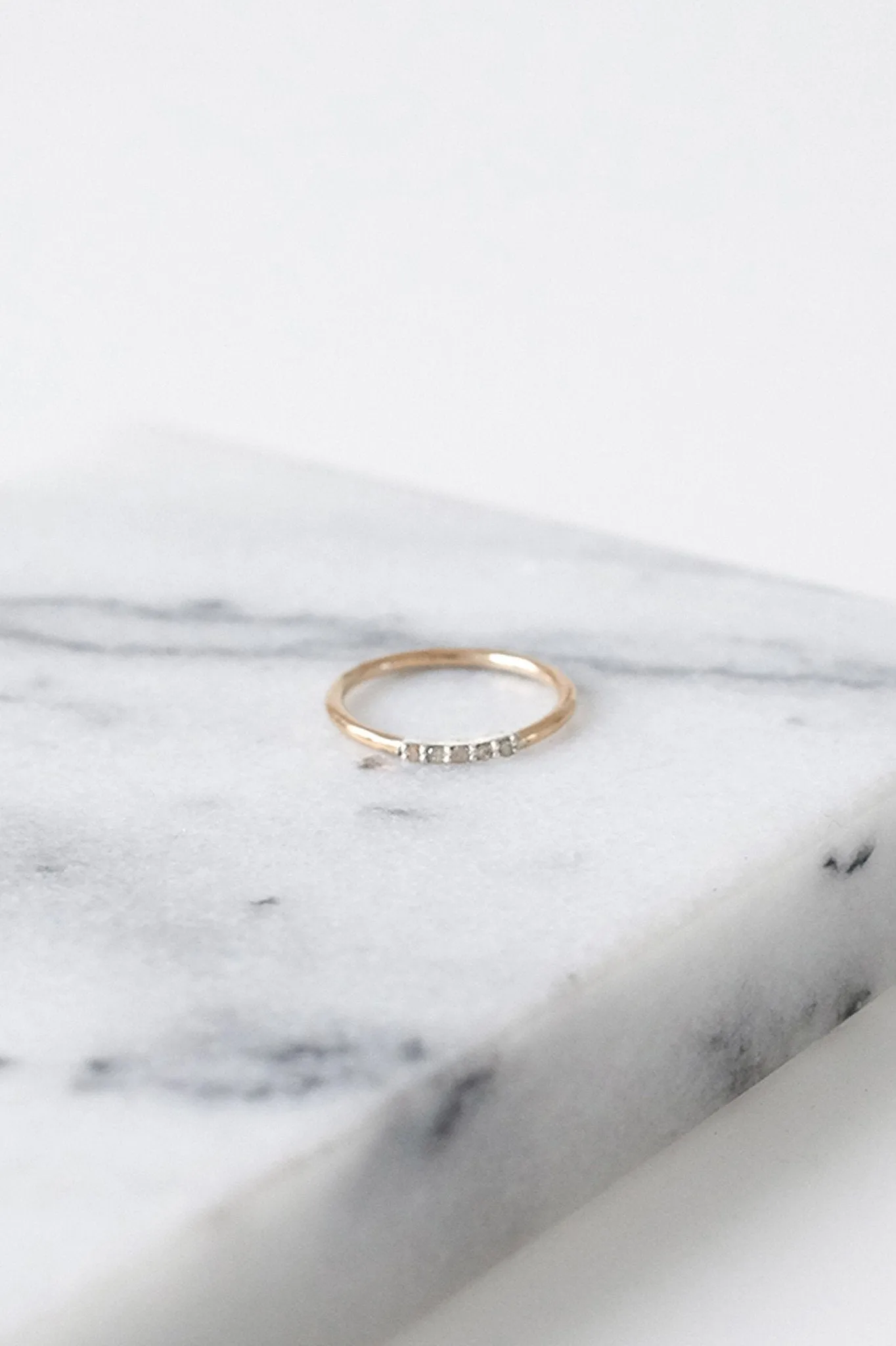 Five Stone Diamond Pavé Band