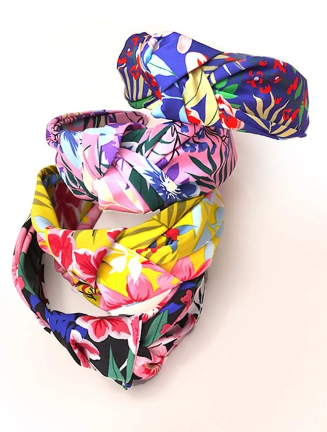 Floral Knotted Headband 4 Colors
