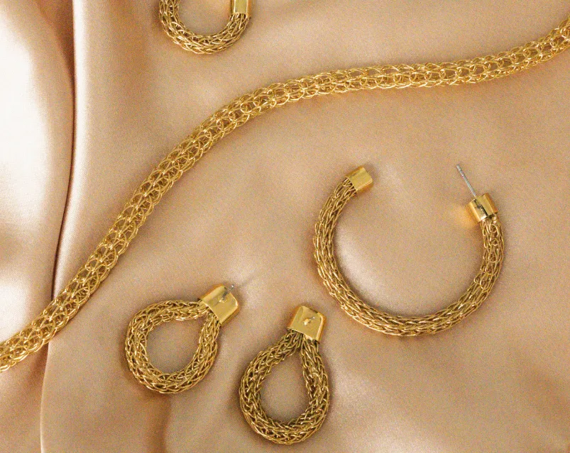 FUMA Knit Chain Necklace