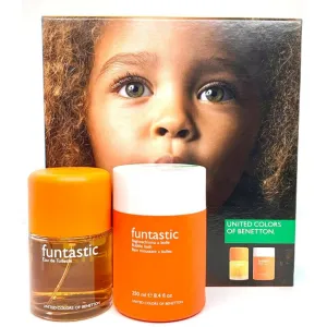 Funtastic Girl by Benetton for Girls 3.4 oz EDT 2pc Gift Set