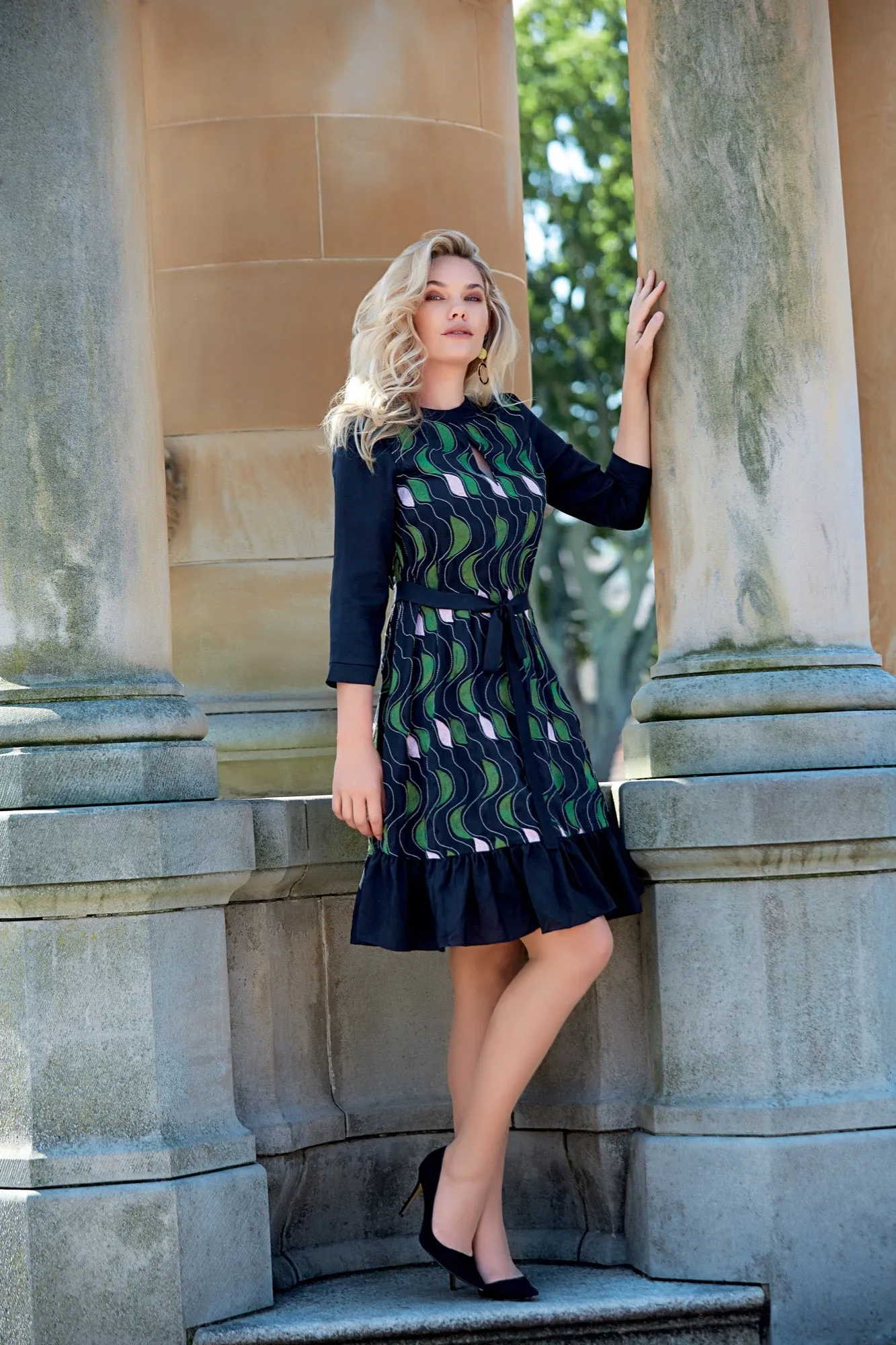 GEILSTON  Embroidered Dress